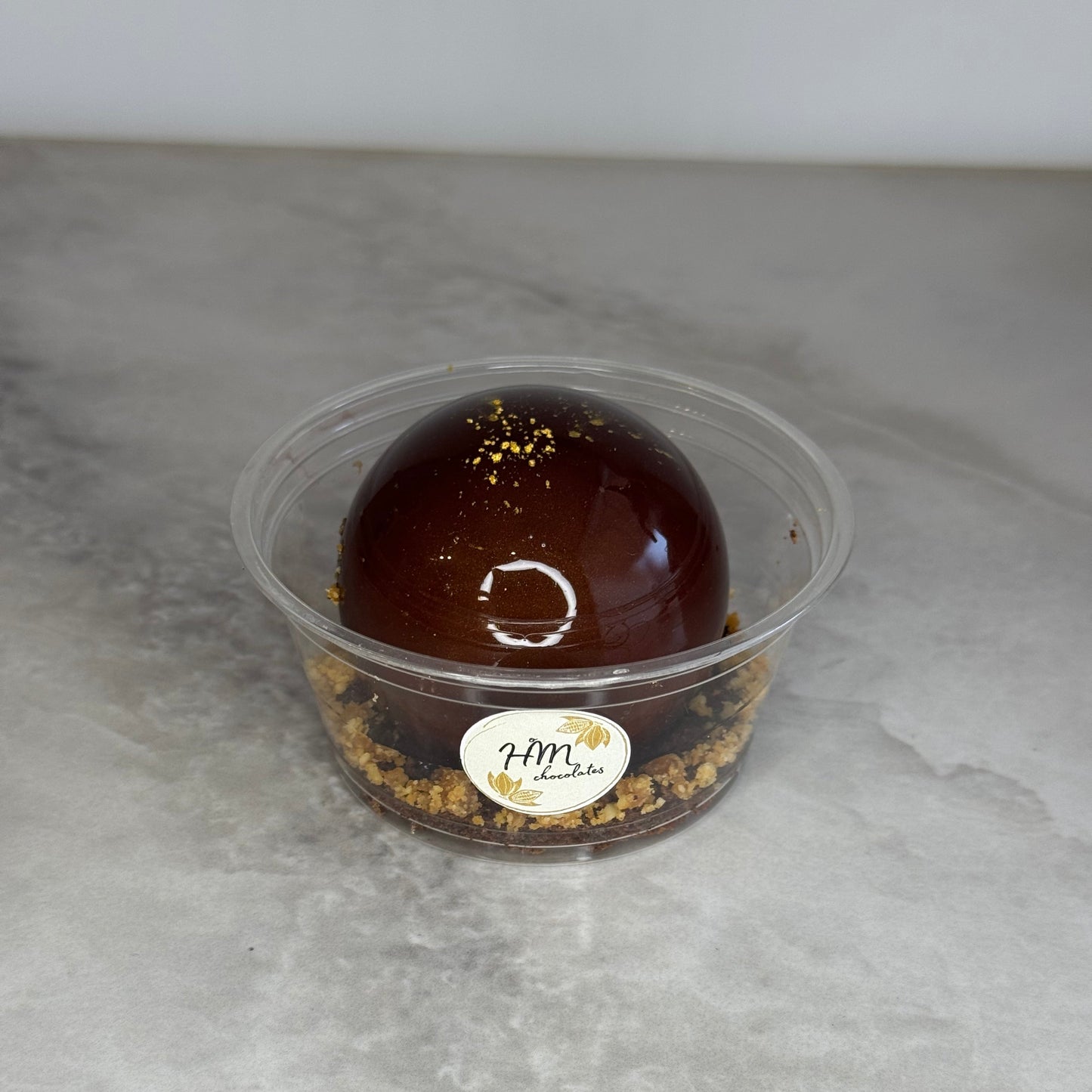 Dark Chocolate Mousse, Sour Cherry Center, Truffle Cake